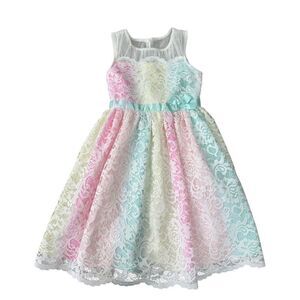 Jona Michelle Girl's lace Dress size 5